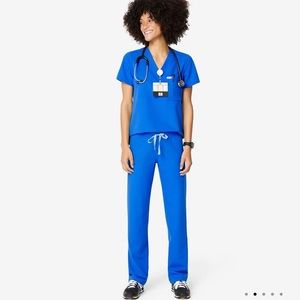 Blue Figs Scrubs Set